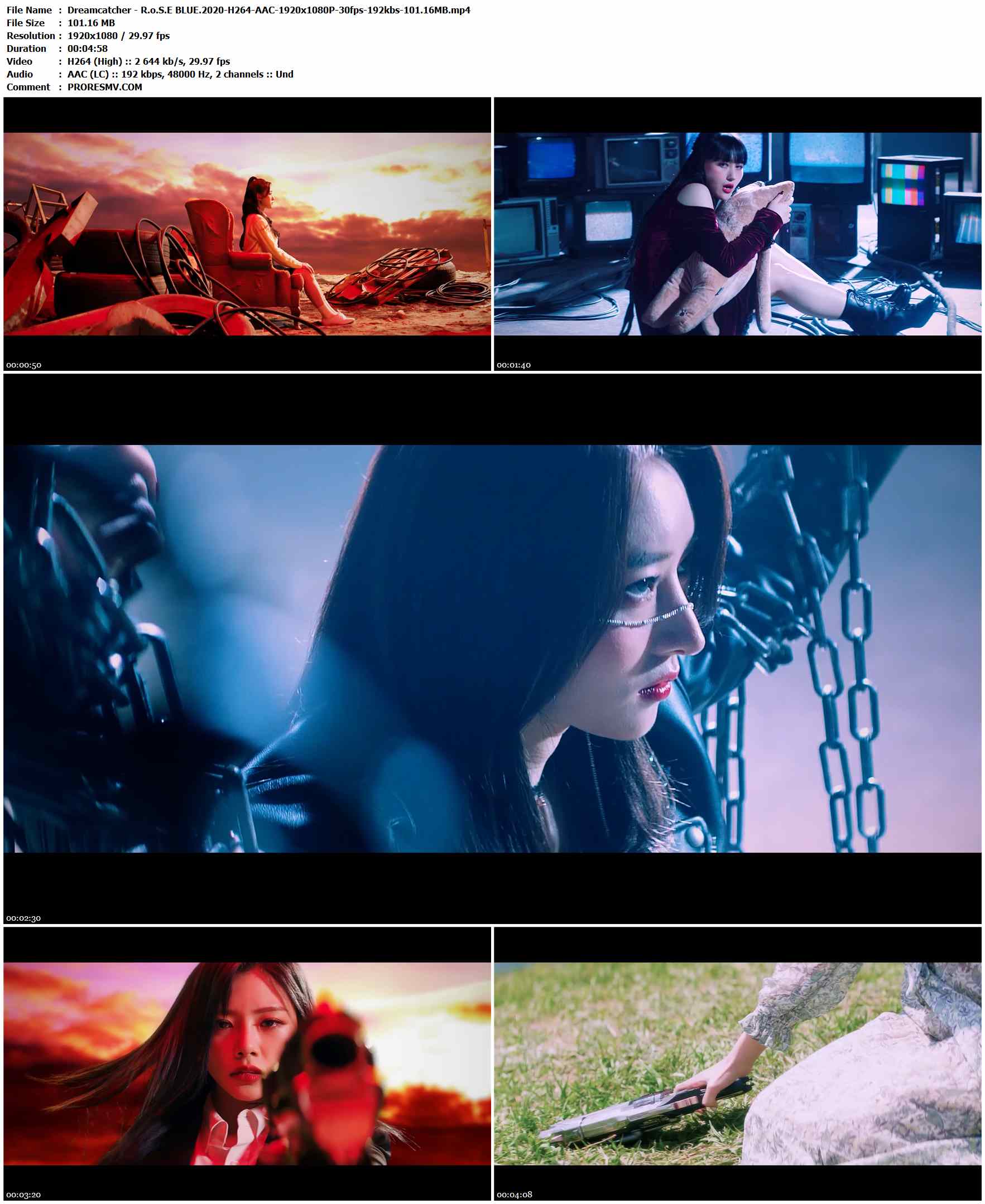 Dreamcatcher - R.o.S.E BLUE.2020-H264-AAC-1920x1080P-30fps-192kbs-101.16MB官方MV_高清MV